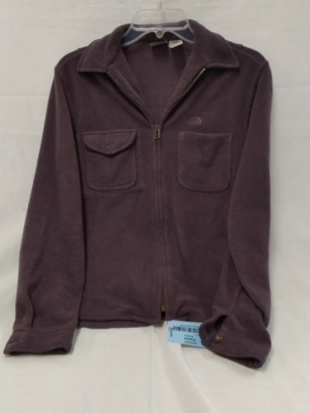 The North Face Plum-Colored Fleece Zip Jacket